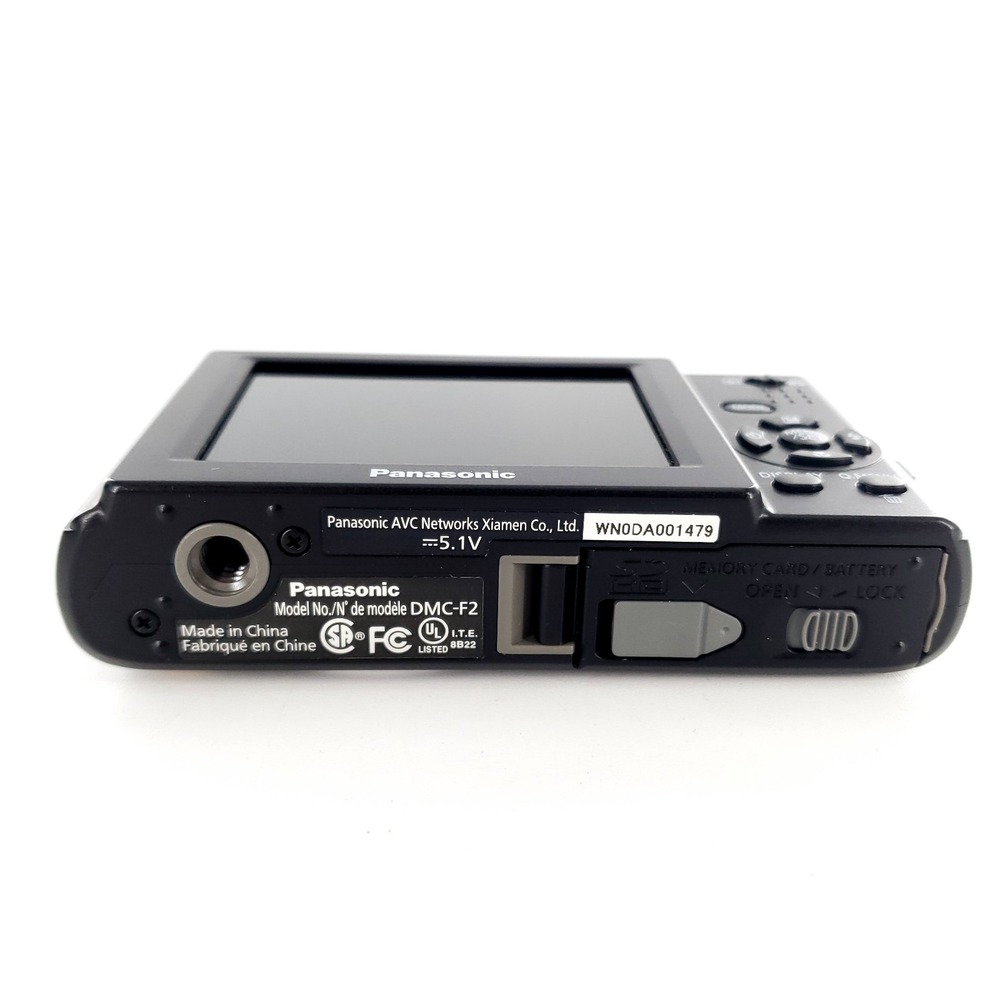 Panasonic LUMIX DMC-F2 10.1 MP Digital Camera Black w/ Battery, Charger, SD Card - Picture 8 of 15